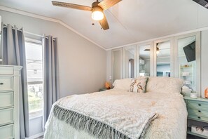 1 habitación, tabla de planchar con plancha, wifi y ropa de cama 