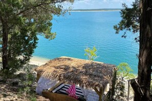 Sun loungers, beach towels