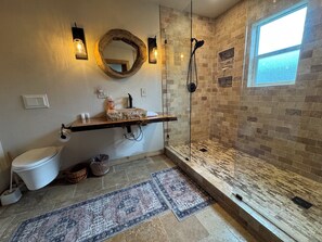 Towels, soap, toilet paper