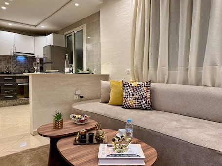 Living area. Comfort & Style Apartment