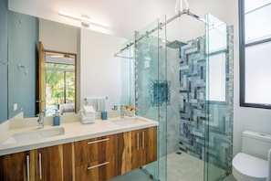 Towels, soap, toilet paper