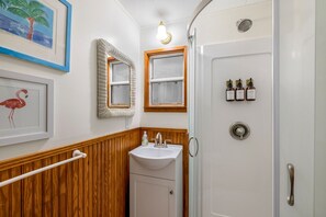 Hair dryer, towels