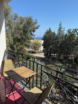Deluxe Quadruple Room, Balcony, Sea View | Terrace/patio - Villa Rubino Guest house Mondello (Palermo)