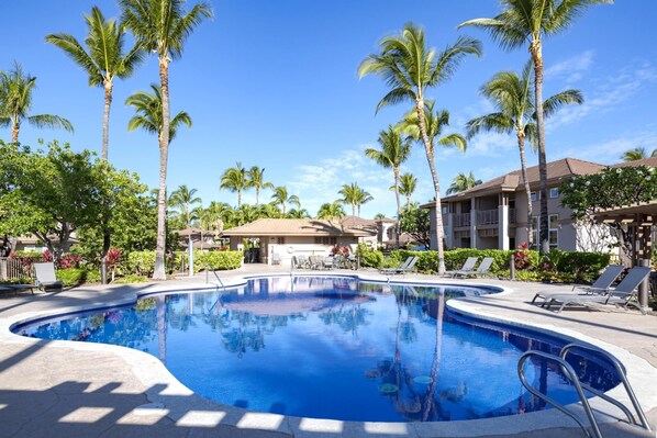 Una piscina climatizada