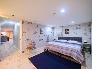 2 chambres, fer et planche à repasser, Wi-Fi, draps fournis