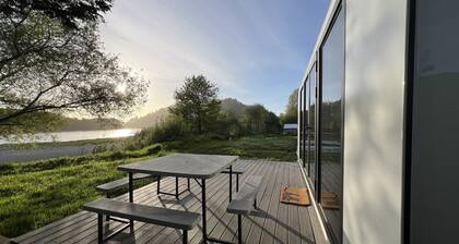 Sleek and Modern Glamping Pod in Klamath, Perfect for a Getaway near the Pacific Ocean