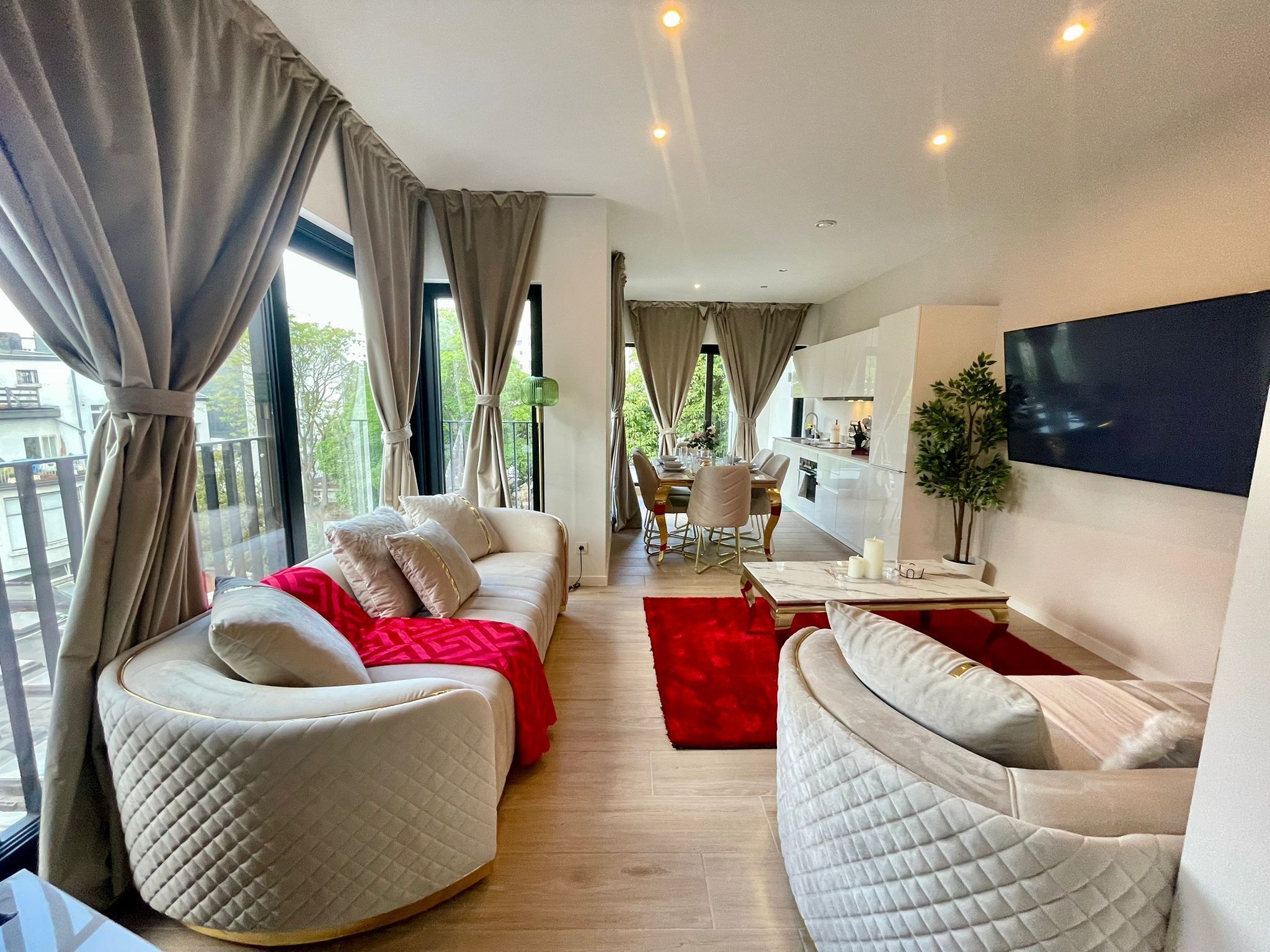 45-Zoll-LED-Fernseher mit Digitalempfang