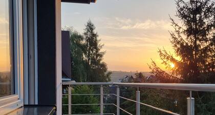 Cozy 2-bedroom apartment in delightful PorÄba Wielka with balcony and kitchen