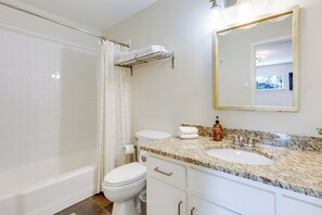 Towels, soap, toilet paper