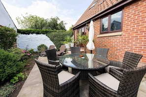 Blick von der Unterkunft