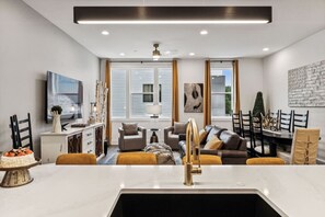 Smart-tv en tafelvoetbal