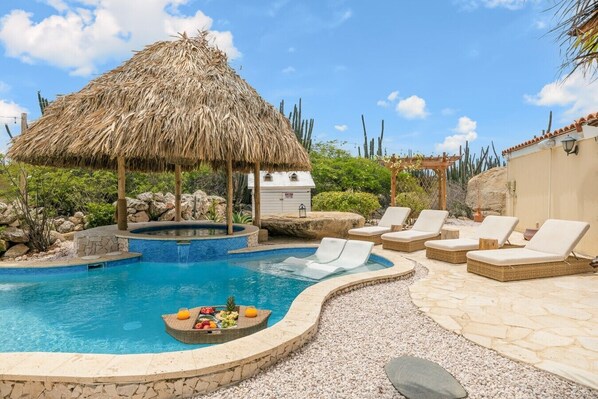 Pool - Cunucu di Nana - Cottage in the countryside (Paradera)