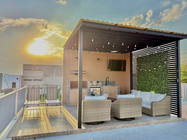 Àrea exterior de l'allotjament