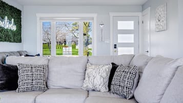 TV connectée, cheminée