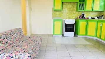 Apartment, 1 Bedroom, Smoking, Balcony | Private kitchen