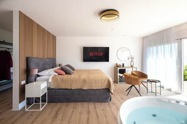 1 chambre, fer et planche à repasser, Wi-Fi, draps fournis