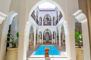 Indoor pool, outdoor pool