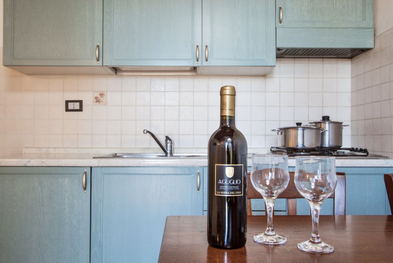 Kühlschrank, Mikrowelle, Herdplatte