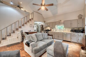 TV connectée, cheminée