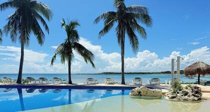 Azure Caribbean Beach Front Apartment