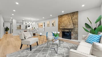 Suite Comfort, 3 camere da letto, vista giardino | Area soggiorno