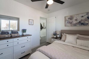 4 bedrooms, iron/ironing board, travel cot, free WiFi