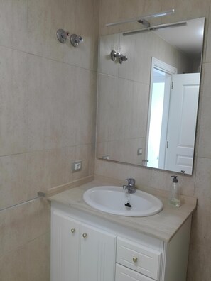 Hair dryer, bidet, toilet paper