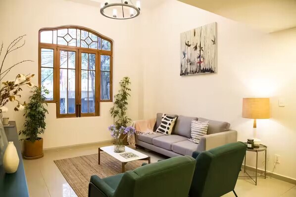 Living area - Beautiful Apartment with Unbeatable Location (Ciudad de México)