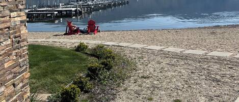 Ligstoelen, strandlakens