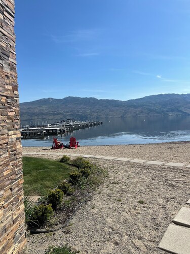 Charming 2-bedroom condo on the lake in West Kelowna with access to a boat lift.