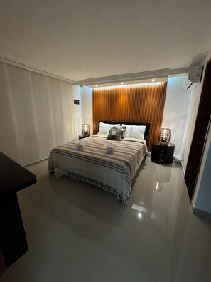 2 bedrooms, WiFi, bed sheets - Luxury apartment with ocean views in San Andrés with AC, WiFi. (San Andrés)