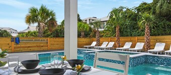Ready Now!   Luxury 10-bedroom, plus bunkroom, game room, hot tub, private pool