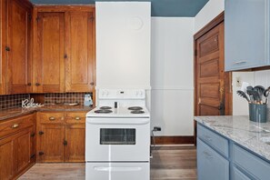 Microwave, oven, stovetop
