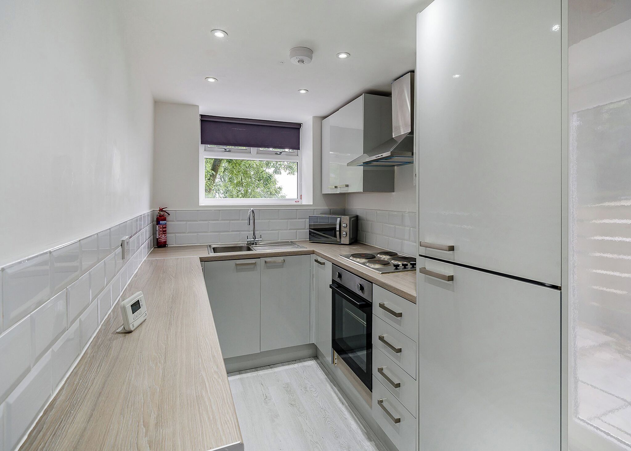 Fridge, oven, stovetop, toaster