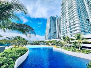 Outdoor pool - M&R Condotel in Azure, San Fernando, Pampanga (San Fernando)