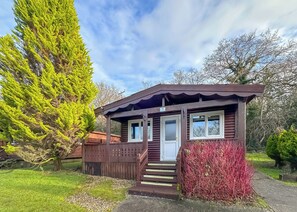 Exterior - Open plan lodge with two doubles, both with TV/DVD. (Brecon Beacons National Park,)
