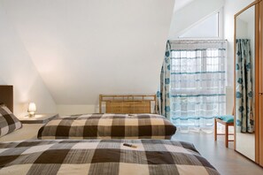 2 habitaciones, wifi gratis y ropa de cama 
