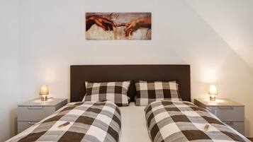 2 Schlafzimmer, kostenloses WLAN, Bettwäsche