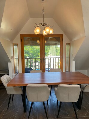 Loft luxo, sacada, vista para a cidade | Área de estar