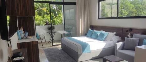 1 室のベッドルーム、アイロン / アイロン台、WiFi (無料)、ベッドシーツ