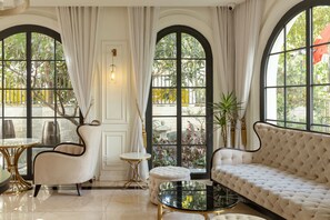 Sitteområde i lobbyen