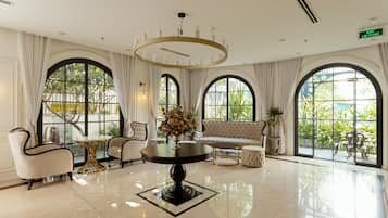 Lobby sitting area