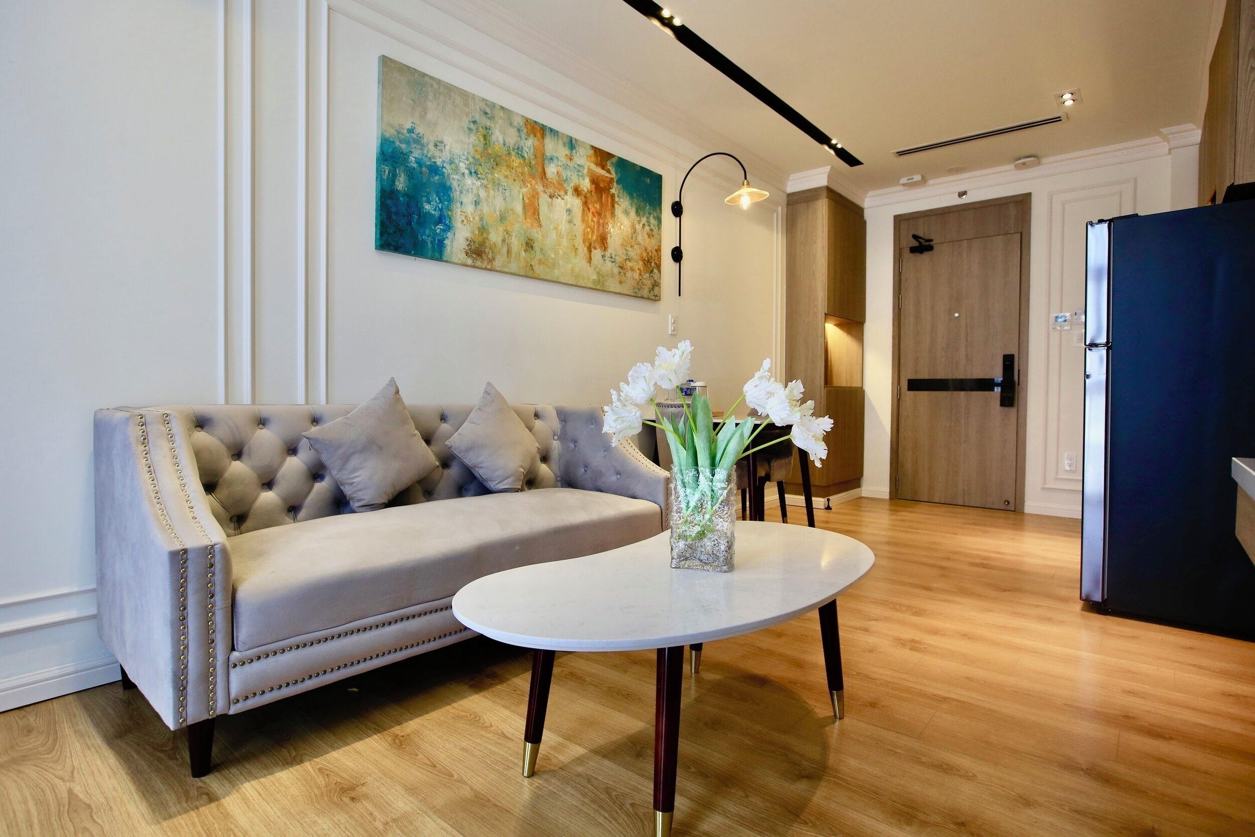 One-Bedroom Superior Apartment | ผ้าม่านกันแสง, ห้องเก็บเสียง, Wi-Fi ฟรี, ผ้าปูที่นอน