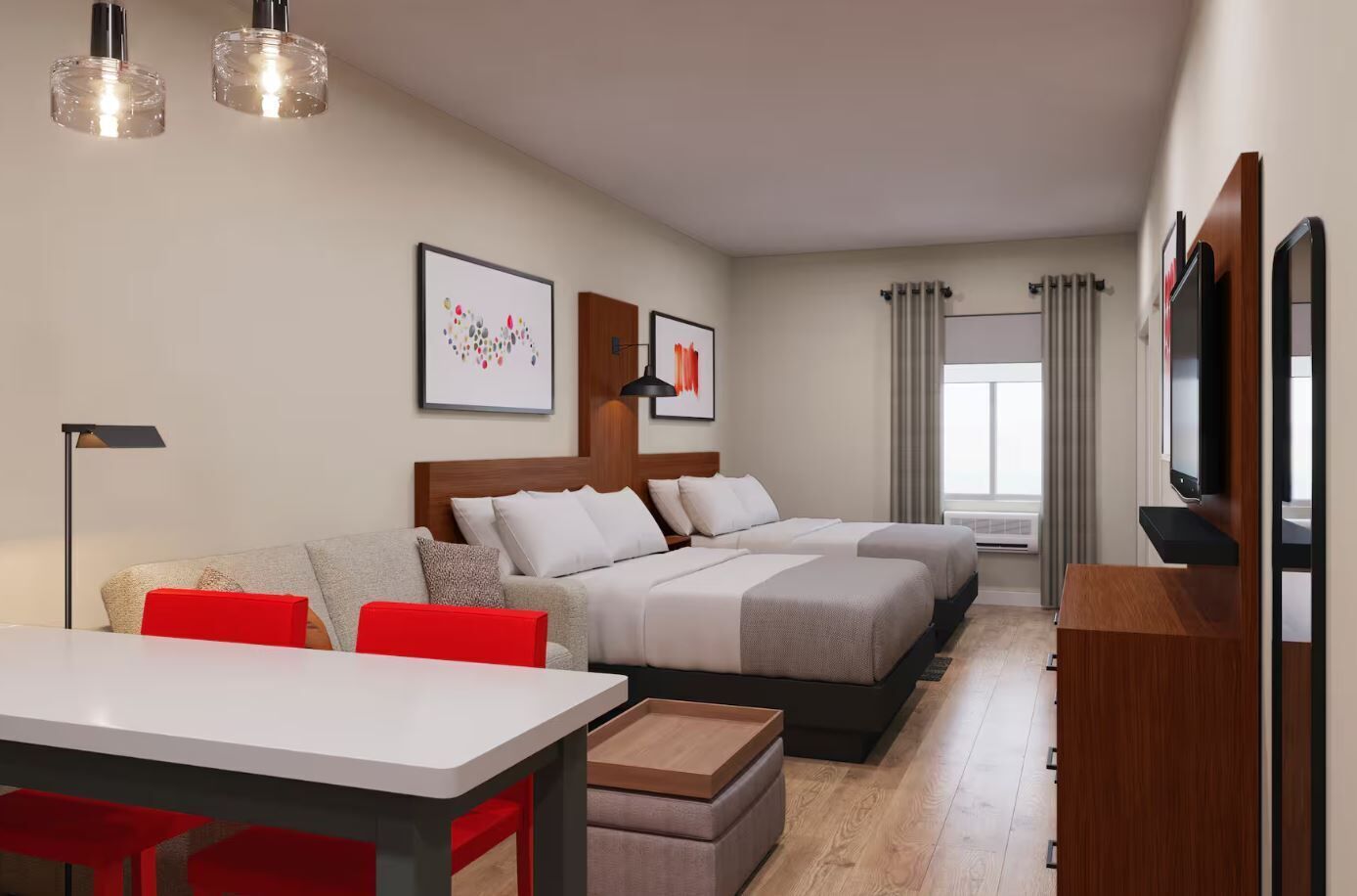 Wifi gratis y ropa de cama 