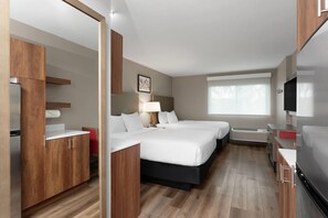 Habitación, 2 camas Queen size, para no fumadores | Wifi gratis y ropa de cama