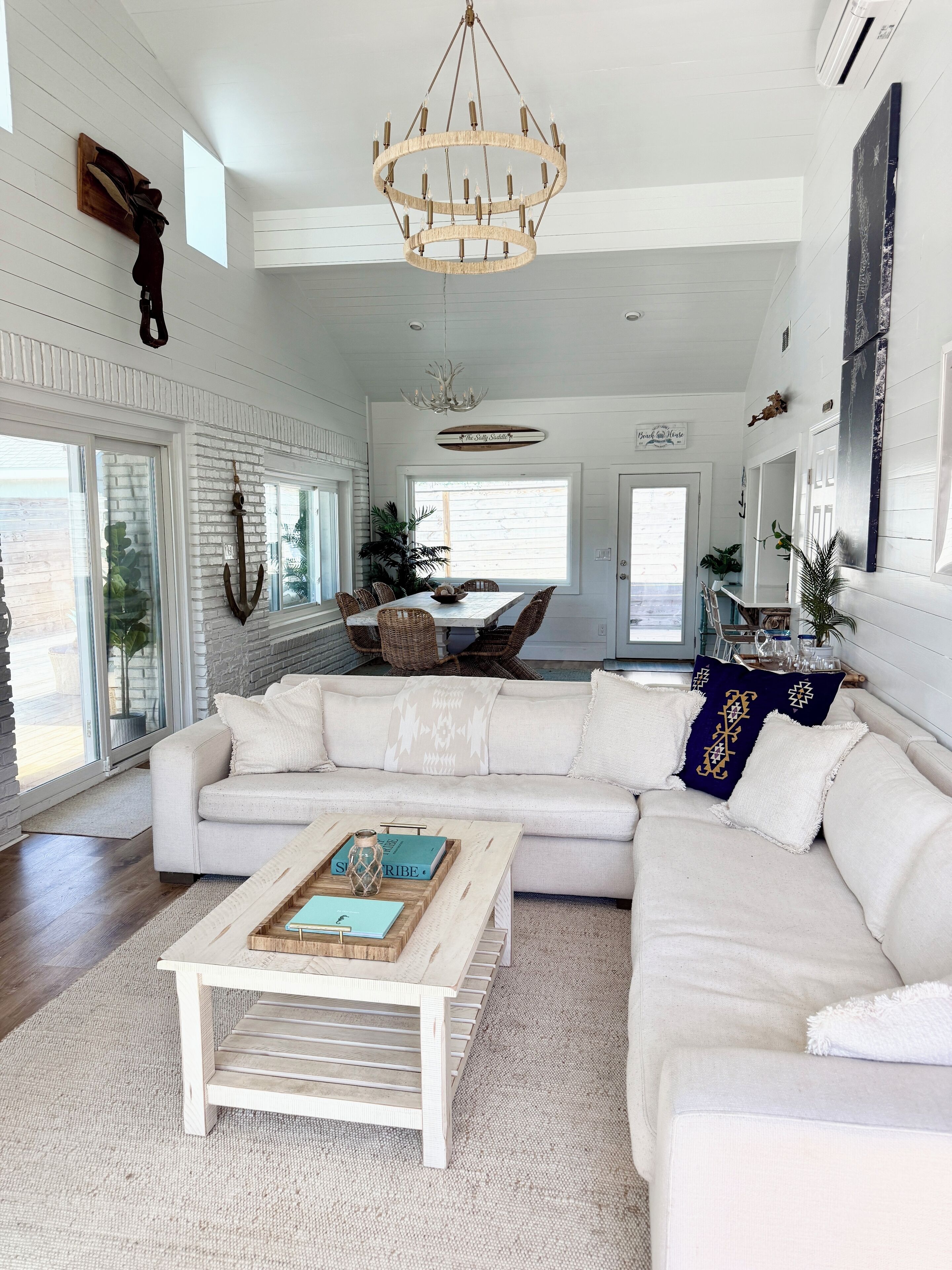 Smart TV, foosball, books