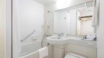 Hair dryer, towels