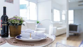 Apartamento | Área de estar | Smart TV 55 polegadas com canais digitais