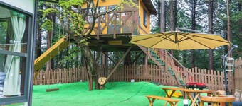 An authentic tree house a private dog run BBQ a / Tagatagun Shizuoka