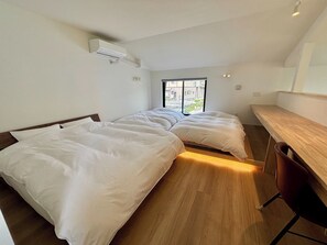 2 Schlafzimmer, Schreibtisch, kostenloses WLAN, Bettwäsche